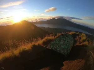 Camping at Mount Batur in Bali