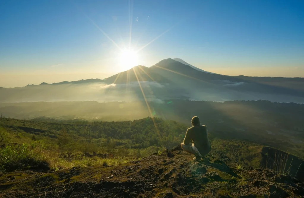 Camping at Mount Batur in Bali